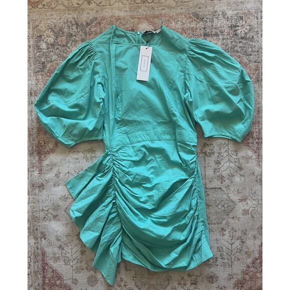 Rhode Pia Dress Mini in Jade Womens Size 8 NWT - Picture 2 of 7